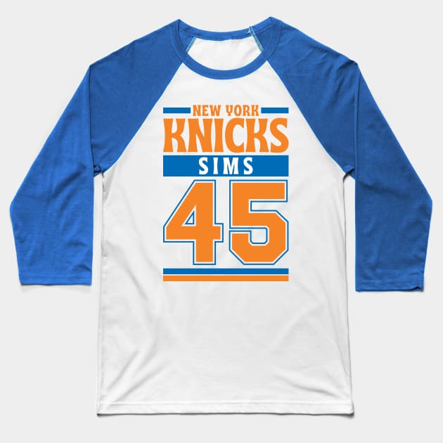 New York Knicks Simsss 45 Limited Edition Baseball T-Shirt by Astronaut.co